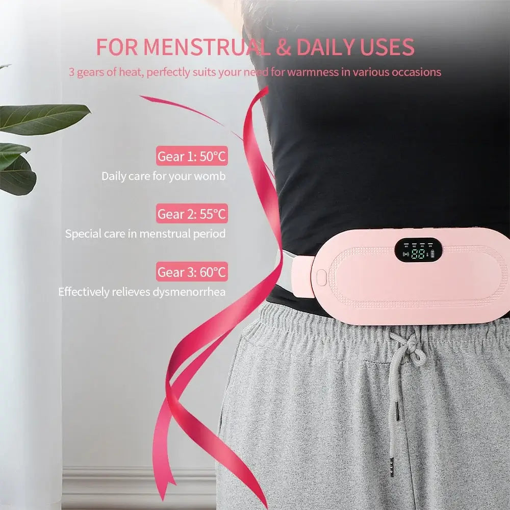 Portable Cramp Massage Heating Belt